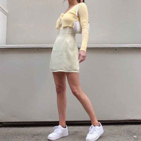 Nasty Gal Dresses & Skirts - NastyGal yellow mini dress